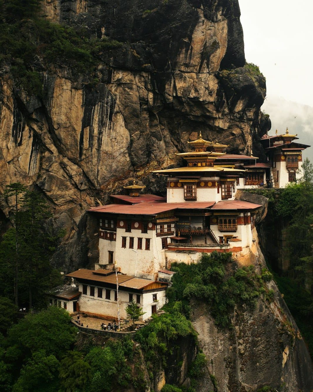 Tiger’s Nest monastery on the cliff above Paro
